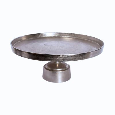 Image two of Fuse Nickel Plated Pedestal Trays